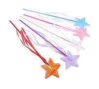 HANABASS 5 Varitas De Hadas para Cumpleaños De Princesas Fiestas Juguetes De Hadas para Niñas Cosplay Niñas Pequeñas Juguetes De Varita para Varitas De Hadas para Niñas Tela AB