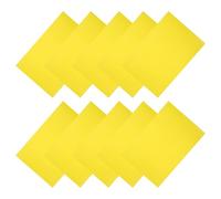 HANABASS 50 Hojas de Etiquetas de Precios Amarillas para Recaudación de Fondos y Venta Minorista, Papel Recubierto Carteles Publicitarios