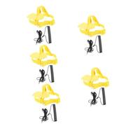 HANABASS 5juegos Arnés y Correa para Aves y Ligero Tirante De Entrenamiento para Mascotas para Paseos y Vuelo Seguro Compatible Cacatúas y Periquitos