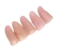 HANABASS 5Piezas Tapa de Dedo Simulada de Accesorio para Juguetes de Dedos Material Duradero y Seguro para Trucos y Fiestas Color