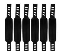 HANABASS 6 Correas Ajustables para Pedales de Bicicleta Estática Correas de Fijación para Pies de Ciclismo Accesorio de Polipropileno Resistente para Entrenamiento Casa Pack de 6