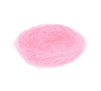 HANABASS 6 Piezas 6 Piezas de Nido de Pollo Artificial de Hilo, Decoración para Gallinero y Fiestas de Pascua, Color Rosa, Modelo Decorativo para Hogar, Oficina y Eventos