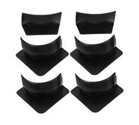 HANABASS 6 Piezas Accesorios para Mesas De Billar Bolsillos De Billar Bolsa De Red De Billar Accesorio De Mesa De Billar Piezas De Palos De Billar Piezas De Billar Negro El Plastico