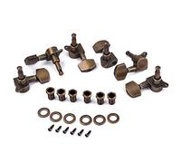 HANABASS 6 Piezas Calibre de Cuerda de Bronce para Guitarra Eléctrica y Acústica Juego de Clavijas de Afinación de Guitarra Accesorios