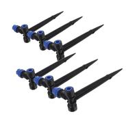 HANABASS 6 piezas Conjunto de Emisores de Riego por Goteo Automáticos Control de Flujo Accesorios para Sistema de Riego por Goteo Instalación Sencilla Resistente para Jardín Patio y