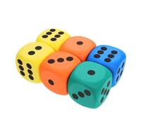 HANABASS 6 Piezas De Dados Juguetes para Fiestas Juegos De Dados Dados De Espuma Dados Multicara Dados De Juguete Dados para Juegos Dados Reutilizables Suministros