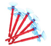 HANABASS 6 Piezas Juguete Araña con Flechas de Ventosa Exterior Divertido para Repuesto Flechas Plástico para Fiestas y Actividades Grupo