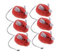 HANABASS 6 Piezas Juguete para Gatos con Catnip de Ratones de Peluche Suaves y Adorables para Interiores Estimulante para Gatitos y Gatos Domésticos