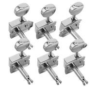 HANABASS 6piezas Claves De Afinación Vintage Para Guitarra Eléctrica y Mecanismos De Afinación De Retro Para Grabación De