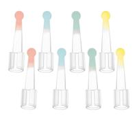 HANABASS 8 Cucharas para Cerumen Visibles y Prácticas para Orejas, Puntas de Silicona y Diseño Creativo, Fáciles de Almacenar y Eliminar Polvo