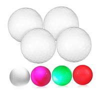 HANABASS 8 Piezas Bolas Brillantes LED de Unidades para Entrenamiento y Colores Intermitentes para Golfistas