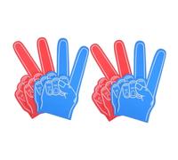 HANABASS 8piezas Dedos De Espuma Gigantes Para Animación y Eventos Deportivos Accesorio De Porristas De Diseño Antideslizante y Cómodo Para Fiestas y Actividades Deportivas