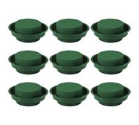 HANABASS 9 Piezas de Barro de Flores Redondo para Decoración Floral DIY Reservorio de Agua Capaz y Material Seguro, Adecuado para Uso en Floristerías y Hogar
