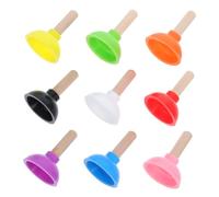 HANABASS 9 Piezas Juguete de Broma Accesorios de Portátiles con Diseño Realista de Desatascador de Baño para Espectáculos y Fiestas Casa