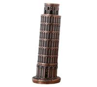 HANABASS Acumulaciones de Adornos propensión Torre Modelo de Edificio emblemático Modelo de construcción de Italia Modelo arquitectónico Decorativo Aleación de Zinc
