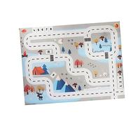 HANABASS Alfombrilla de para Alfombra Infantil de Tráfico para Gatear Diseño Educativo Material Seguro y para Actividades Casa y Exterior de Almacenar