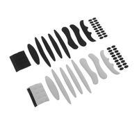 HANABASS Almohadillas para Casco de Bicicleta 2 Juegos Insertos de Espuma Transpirables y Absorbentes de Sudor Kit de Repuesto Acolchado Compatible para Ciclismo Urbano y Montaña Negro