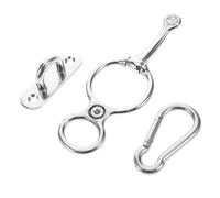 HANABASS Arnés De Acero Inoxidable para Caballos Ataduras para Caballos Suministros para Exhibiciones Ecuestres Aparejos De Acero Inoxidable Resistentes Organizador De Aparejos Mantas