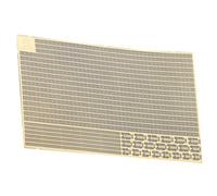 HANABASS Barandilla y Soporte de Escalera para Modelo de Barco 1:700 en Metal PE Dorado, Flexible y Resistente para Maquetas Navales Detalladas