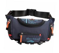 HANABASS Bolso de Pecho Grande para Viaje y Actividades Mochila de Cintura Casual para y Ciclismo Color Azul