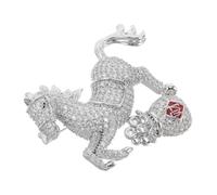 HANABASS Broche Caballito de Mar con Brillantes Diseño Vintage con Símbolo de Bolsa de Dinero Alfiler de Seguridad de Aleación para Mujeres y Niñas Accesorio de Moda para Ropa y Regalo con