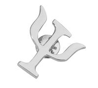 HANABASS Broche de Aleación Retro Psicología para Mujer y Hombre, Pin Decorativo Plateado, Insignia de Solapa Vintage para Ropa, Mochila y Bolso, Accesorio Original y Resistente