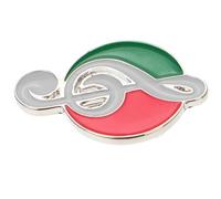 HANABASS Broche de Instrumento Musical de Aleación, Pin de Esmalte Diseño de Guitarra y Nota Musical, Accesorio Compacto para Ropa, Bolsos y Regalos para Amantes Música