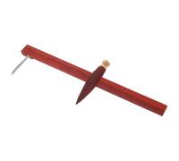 HANABASS Brújula Cortadora de Cerámica de Madera Roja, Herramienta para Cortar Arcilla Reutilizable, Cortador Circular Compacto para Manualidades y Elaboración de Cerámica