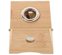 HANABASS Caja de Moxibustión de Madera Portátil para Cuerpo Entero, 1 Orificio Correa Ajustable, Quemador de Varillas de Moxa para Terapia Integral en Hogar y Viajes