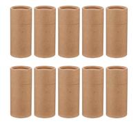 HANABASS Cajas de Obsequio de Papel Kraft 15 Piezas, Bote Pequeño Multifunción de 50 Ml, Cilindro de Almacenamiento para Té y Alimentos Secos, Caja Eco-friendly de Papel Kraft