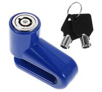HANABASS Candado para Freno de Disco Mini Antirrobo para Motocicleta y Bicicleta Eléctrica Diseño de Plástico Azul Portátil y Seguro para Ruedas Adecuado para Accesorios de Motos y