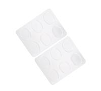 HANABASS Cojines de Silicona Autoadhesivos Transparentes para Batería, 12 Unidades, Amortiguadores Silenciosos Ideales para Práctica en Casa