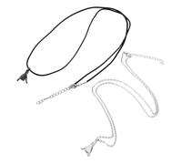 HANABASS Collar para Parejas con Colgante Creativo de Metal Diseño Único de Promesa para Hombres y Mujeres Regalo Romántico para San Valentín