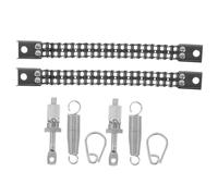 HANABASS Conjunto de Pedal de Batería con Doble Transmisión por Cadena Tensor de Resorte para Pedal para Montaje de Batería y Uso Jazz