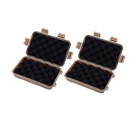 HANABASS Contenedor Negro Compacto de Supervivencia Color de Plástico y Resistente a Golpes Caja y Sellada Color para Uso al Aire Libre Adecuado para Aventureros y Supervivientes