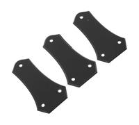 HANABASS Cubierta para Tensor de Guitarra Eléctrica Negra, Funda de Plástico de 1 Capa, 3 Piezas Repuesto para Cavidad del Mástil, Protector Duradero y Compatible para Accesorios de Guitarra