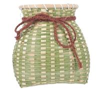 HANABASS Cubo de Pesca Práctico de Bambú Contenedor Portátil para Peces Cesta Profesional Resistente al Desgaste 1 para Pescadores Exteriores