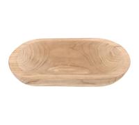 HANABASS Cuenco de Madera Decorativo para Mesa Diseño Rústico y Artesanal, Centro de Mesa Versátil y Elegante para Decoración del Hogar