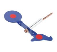 HANABASS de Tiro Metálico Azul en Forma de Pájaro para Montaje en Árbol Objetivo Giratorio Reiniciable Ayuda para Entrenamiento de Puntería Objetivo de Metal Resistente para