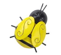 HANABASS Decoración de Pared de Abejas de Hierro Efecto 3d para Jardín y Cocina, Colgante Metálico Realista y Moderno para Decoración Exterior