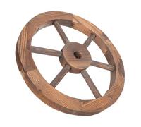 HANABASS Decoración de Rueda de Madera Rústica para Pared de Pared Vintage para Salón Oficina y Resistente y Duradera