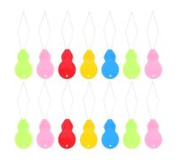 HANABASS Enhebradores de Agujas Color Aleatorio para Máquina de Coser y Manualidades 200 Piezas de Plástico Punta Especial para Coser en Forma de Calabaza