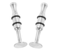 HANABASS Entrenador de Fuerza Bucal Accesorios Metálicos Ligeros de 2 Piezas para Mejorar el Control y Fuerza Embocadura para Trompeta y Saxofón