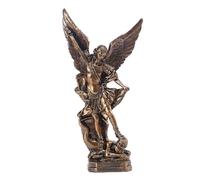 HANABASS Escultura Religiosa del arcángel de San Michael Statue Besivung Luzifer Figura de Michael Statue Coleccionable, Figura de ángel para decoración de Oficina