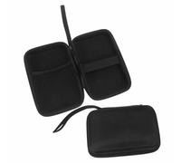 HANABASS Estuche Portátil Rígido de EVA para Almacenamiento de Dispositivos Electrónicos 2 Piezas Negro 15X10X45 CM Organizador Resistente al Agua con Cierre de Cremallera Protección