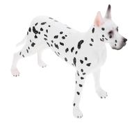 HANABASS Figura de Perro Gran Danés Simulada Realista de Plástico Resistente para Decoración de Jardín y Uso Educativo Modelo de Animal Falso Detallado Gestos Vivos Adorno para Interiores