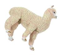 HANABASS Figurita de Alpaca Simulada Realista para Decoración y Juguete Educativo de Animal para Decoración de Jardín o Escritorio