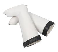 HANABASS Forros de Botas de Lluvia para Hombre Impermeables de 45 CM Forro Cálido Extraíble Felpa de Algodón Plantillas Aislantes para Botas Hunter Talla L 43-45 Uso Exterior Invierno