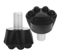 HANABASS Frenos para Patines de Ruedas Dobles Tope de Goma Antideslizante en Color Negro Juego de 2 Unidades para Patinaje sobre Ruedas Accesorios para Freno de Patinaje de Dos Hileras