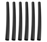 HANABASS Funda para Manillar de Cochecito de Espuma Negra 6 Piezas Protector Antideslizante Absorbente de Sudor Repuesto para Mango de Carrito y Triciclo Accesorio Práctico para Paseo